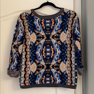 Anthropologie Moth 3/4 sweater size XS